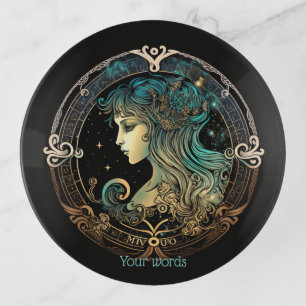 Create Your Own Celestial Virgo Zodiac Trinket Tray