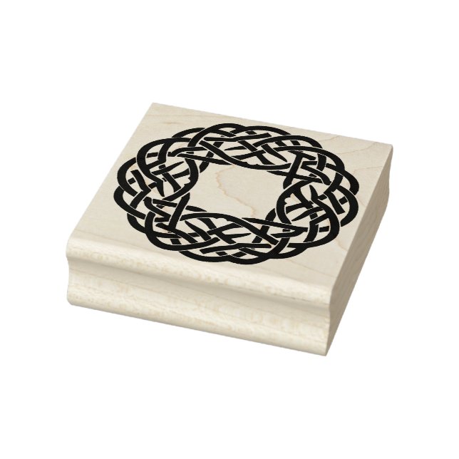 Create Your Own Celtic Knot Circle Rubber Stamp (Stamp)