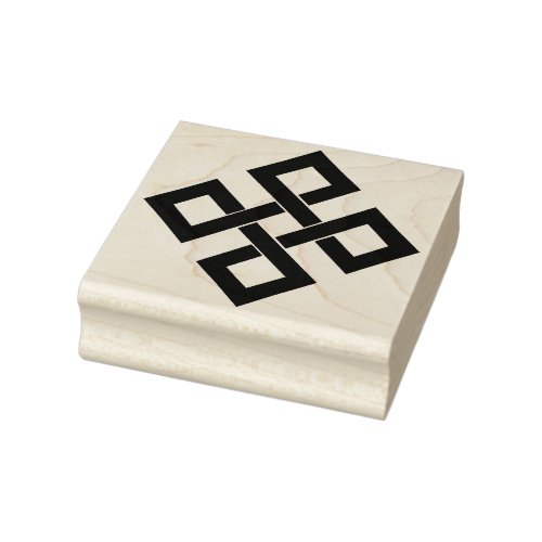 Create Your Own Celtic Style Four Squares Knot Rubber Stamp