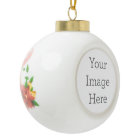 Create Your Own Ceramic Ball Bell Ornament