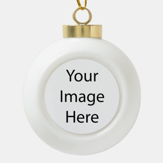 Create Your Own Ceramic Ball Ornament (Bell) Zazzle