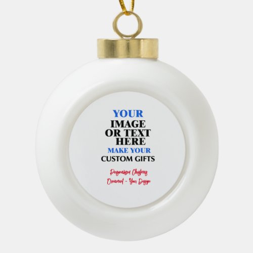 Create Your Own Ceramic Christmas Ornament