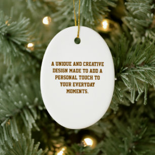 Create Your Own Ceramic Ornament