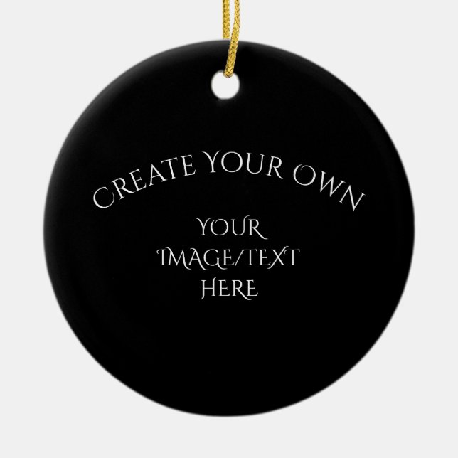 Create Your Own Ceramic Ornament (Front)