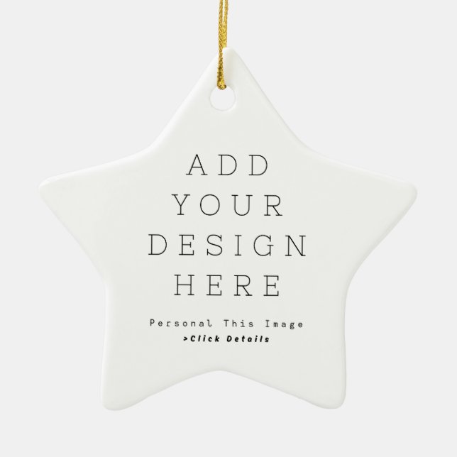 Create Your Own  Ceramic Ornament (Front)