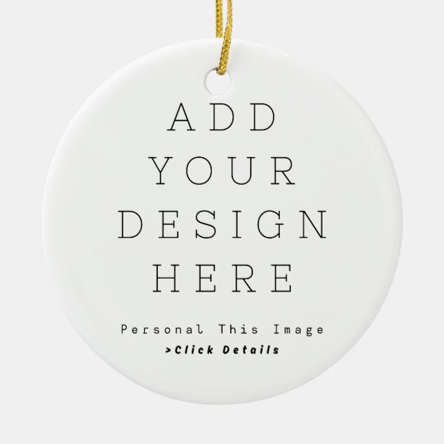 Create Your Own  Ceramic Ornament (Front)