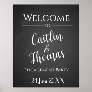 Create your own chalkboard party sign