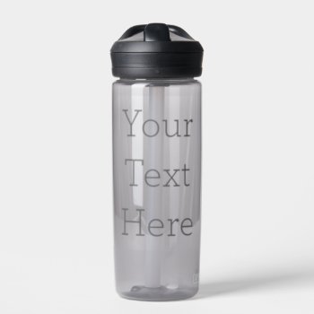 Create Your Own Charcoal 20 Oz Water Bottle by zazzle_templates at Zazzle