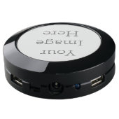 Black ChargeHub™ (Angled Back)