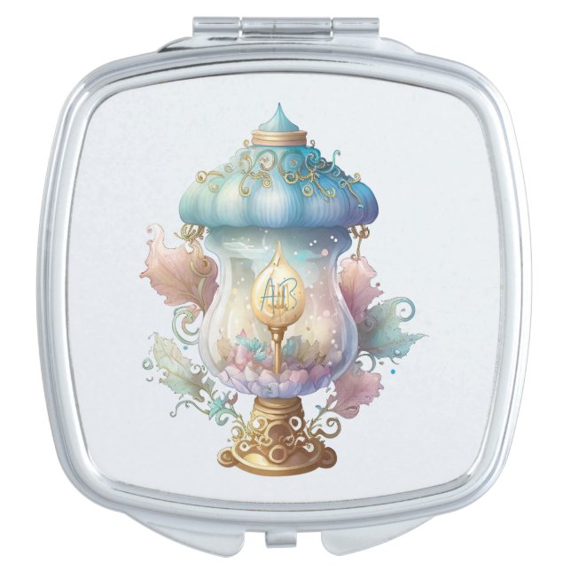 Create Your Own Charming Fairy Lamp Compact Mirror (Front)