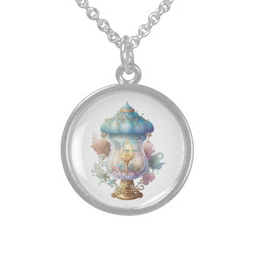 Create Your Own Charming Fairy Lamp Sterling Silver Necklace