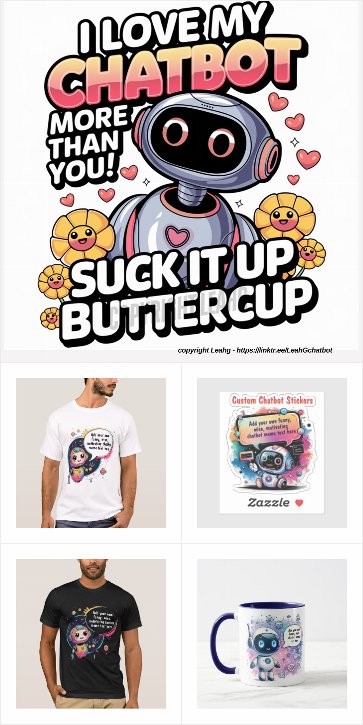 Create Your Own Chatbot Meme Merch