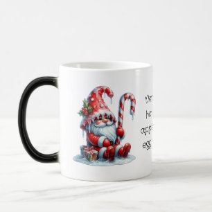 Create Your Own Cheery Peppermint Christmas Gnome Color Morph Mug