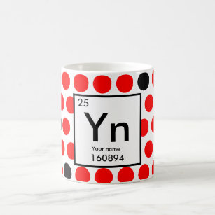 Create your own chemical element coffee mug
