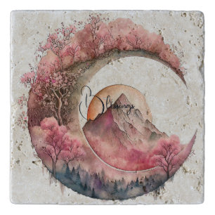 Create Your Own Cherry Blossom Moon Landscape Trivet
