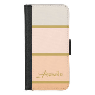 Create your own Chic Personalized Monogram iPhone 8/7 Wallet Case