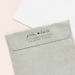 Create Your Own Chic Wedding Return Address Rubber Stamp<br><div class="desc">Create Your Own Chic Wedding Return Address Rubber Stamps by invintage.</div>