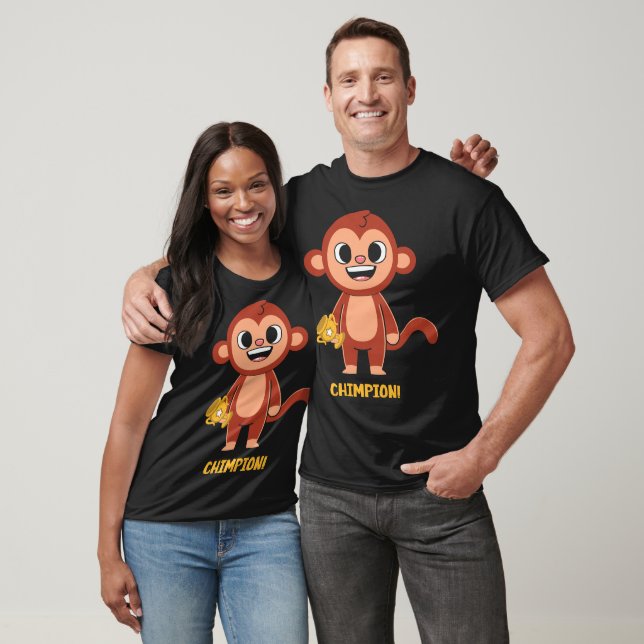 Create Your Own Chimpanzee Champion T-Shirt (Unisex)