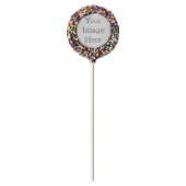 Milk Chocolate Dipped Oreo® Cookie Pops, Confetti Sprinkles, (Front)