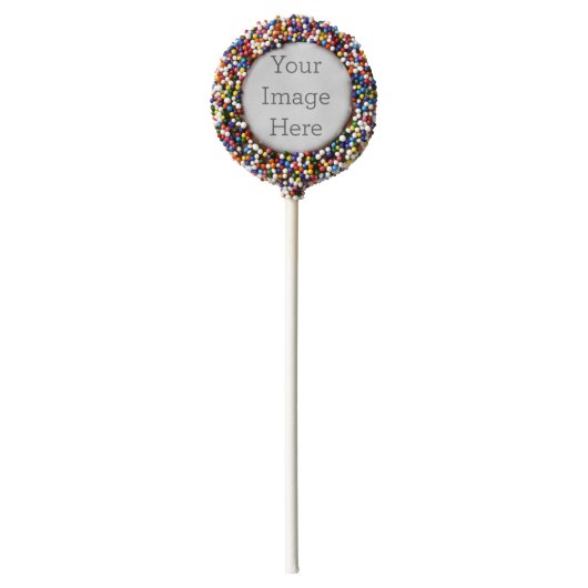Milk Chocolate Dipped Oreo® Cookie Pops, Confetti Sprinkles, (Front)