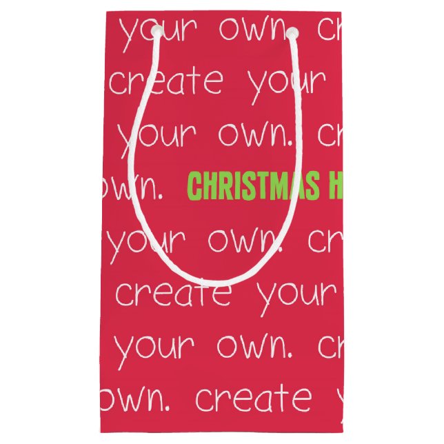 Create your own Christmas bag design! (Front)