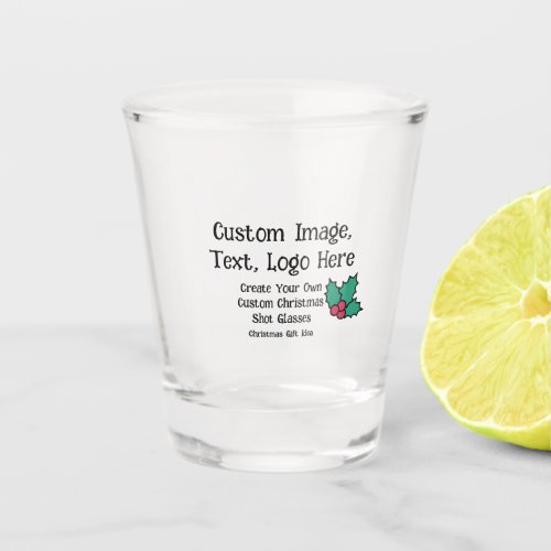 Create Your Own Christmas Gift  DIY Personalized  Shot Glass