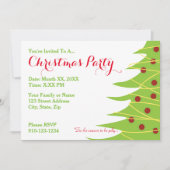 Create Your Own Christmas Party Invitation (Front)