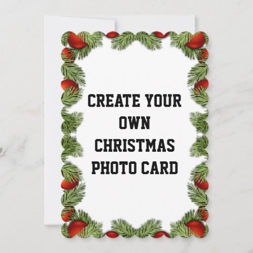 CREATE YOUR OWN CHRISTMAS PHOTO CARD