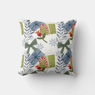 Create Your Own Christmas Presents & Tin Soldiers Throw Pillow