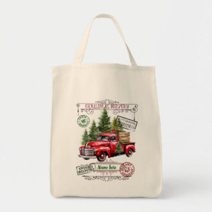 Create Your Own Christmas Truck Gift Sack Tote Bag
