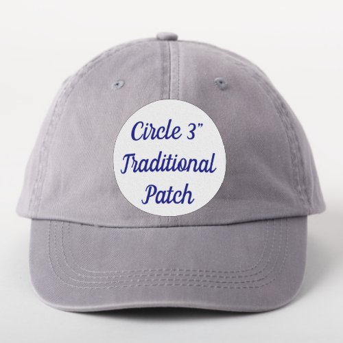 Create Your Own Circle 3" Traditional Patch