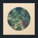 Create Your Own Circle Honeymoon Photo Wood Wall Art<br><div class="desc">A circle shape for your summer vacation or honeymoon photo. Customize the background color if you'd like a tinted color look to your wood wall art. You can also create your own personalized text to add a personal touch. There are so many lovely options. But left as a circle photo...</div>
