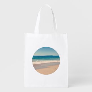 Create Your Own Circle Photo Grocery Bag