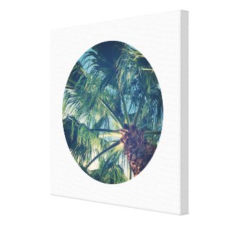 Create Your Own Circle Shape Photo Canvas Print