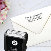 Create Your Own Classic Family Name Return Address