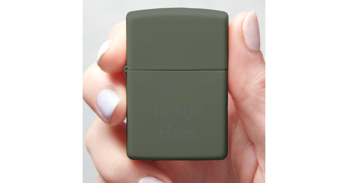 Create Your Own Classic Green Matte Zippo® Zippo Lighter Zazzle