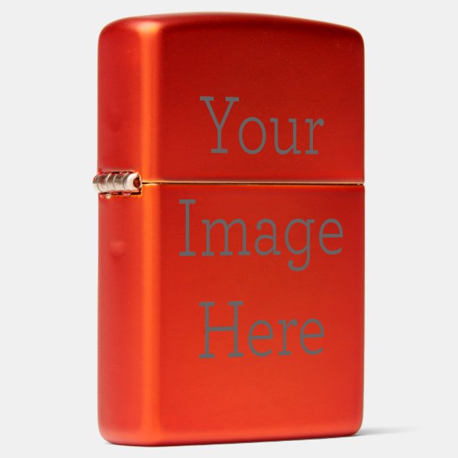 Zippo Classic Metallic Red Pocket Lighter (Right)