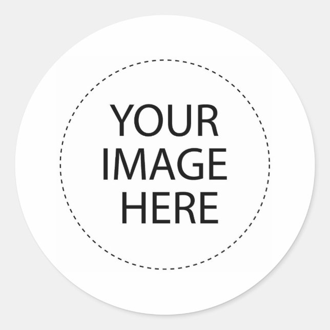 Create your own classic round sticker (Front)