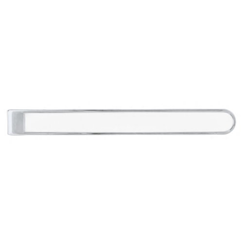 Create Your Own Classic Silver Finish Tie Bar