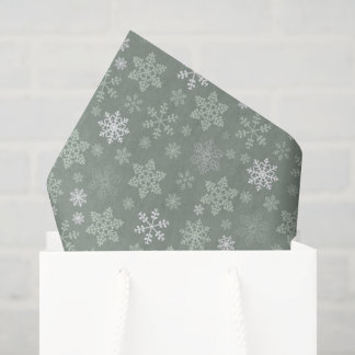 Create Your Own Classic Snowflakes Tissue Paper