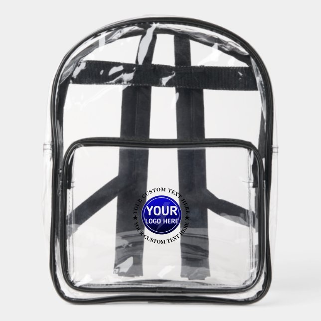 Create Your Own  Clear Backpack (Front)