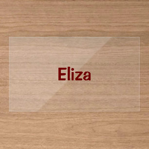 Create Your Own Clear Business Cards