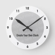 Create Your Own Clock - Style 10 at Zazzle