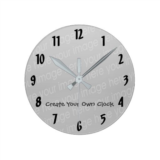 Create Your Own Clock - Style 5 | Zazzle