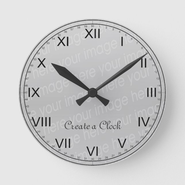 Create Your Own Clock - Style 6 (Front)