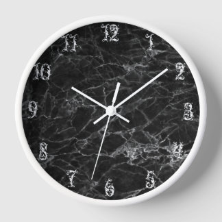 CREATE YOUR OWN CLOCK WITH WHITE FANCY NUMERS