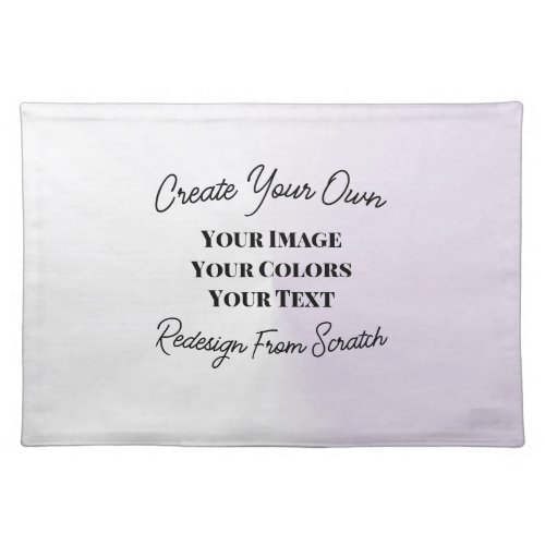 Create Your Own Cloth Placemat