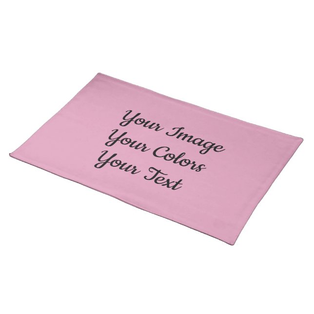 Create Your Own Cloth Placemat (On Table)