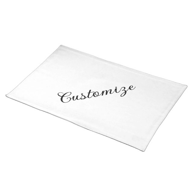 Create your own cloth placemat (On Table)