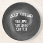 Create Your Own Coaster<br><div class="desc">Customize the background on this product with your own text or redesign from scratch by replacing our image with your own.</div>